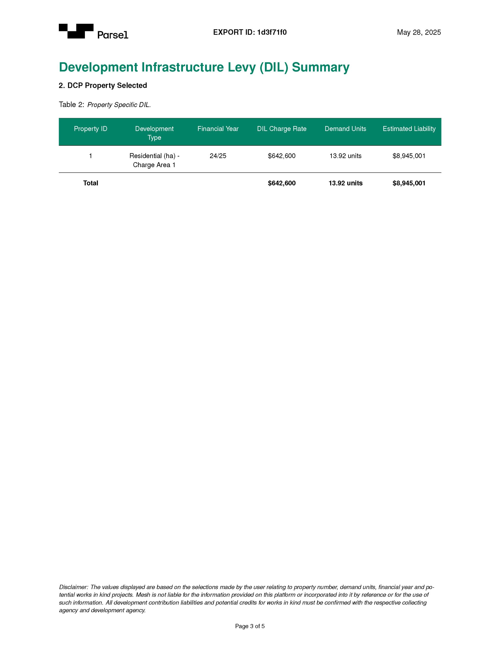 Creamery_Road DCPParselSummaryReport_Page_3